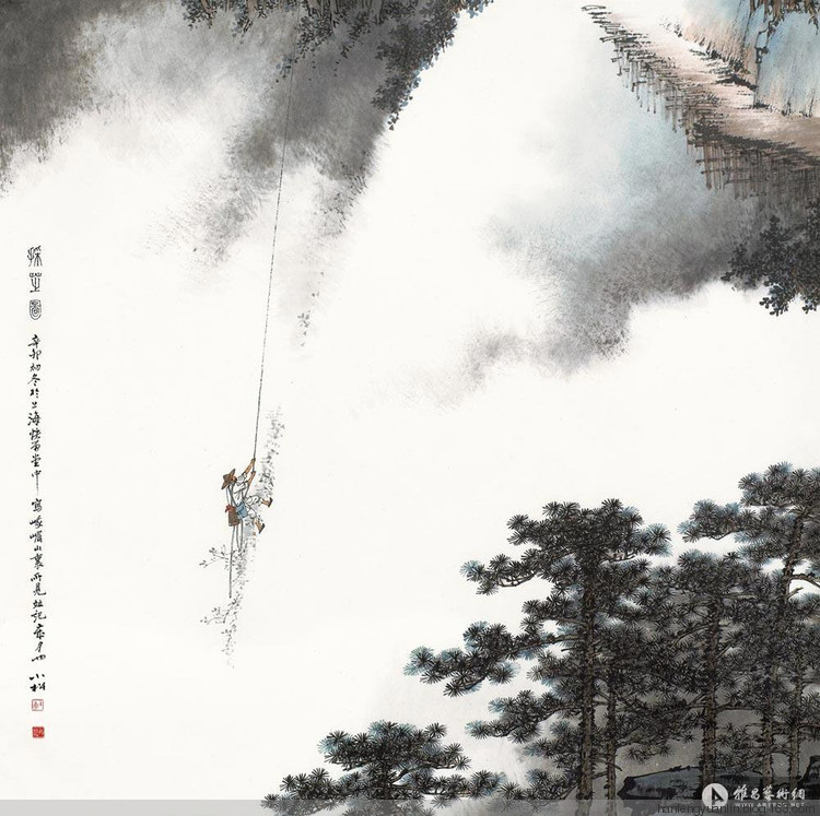 苏小松国画山水作品（一）