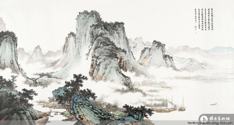 苏小松国画山水作品（一）