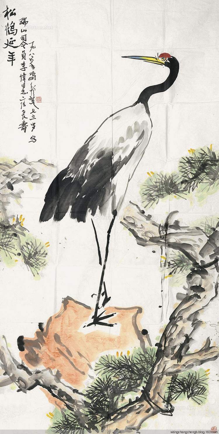 梁邦楚国画花鸟作品