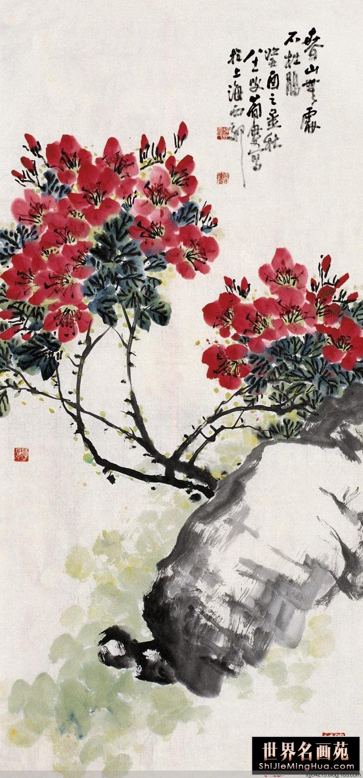 曹简楼国画花卉作品（一）