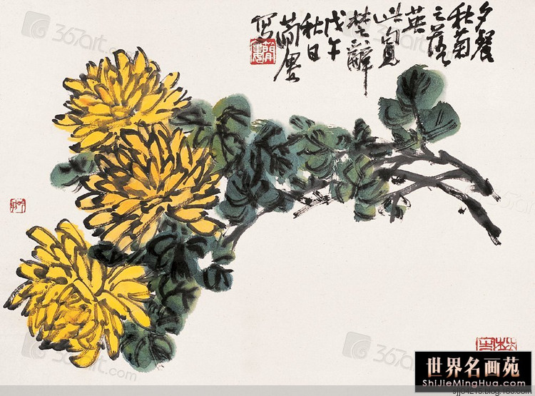 曹简楼国画花卉作品（一）