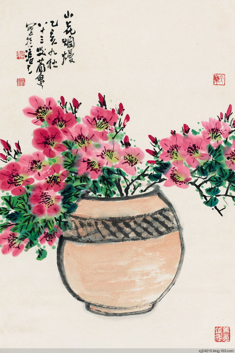 曹简楼国画花卉作品（一）