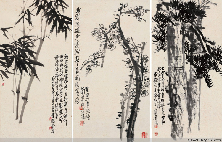 曹简楼国画花卉作品（一）