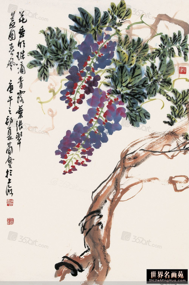 曹简楼国画花卉作品（一）