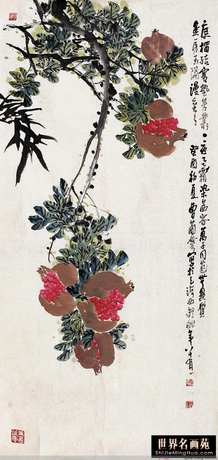 曹简楼国画花卉作品（一）