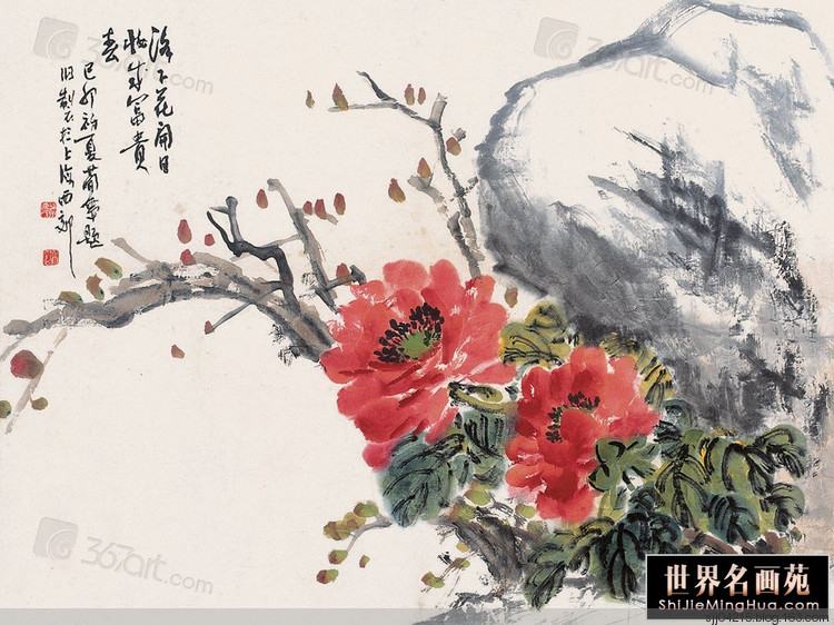 曹简楼国画花卉作品（一）