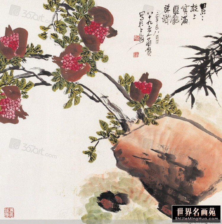 曹简楼国画花卉作品（一）