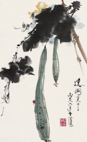 房介复国画花鸟作品