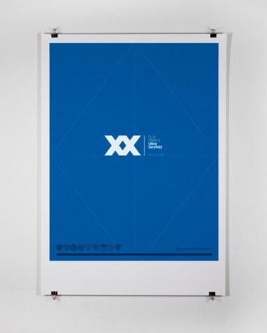 蓝色调的Velez Sarsfield Athletic Club 品牌形象VI设计欣赏