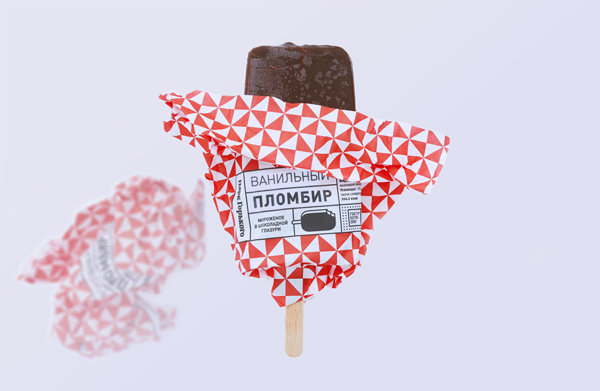 小清新的Gorky Park Icecream冰淇淋包装设计