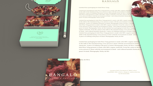 巴西花店Bangal&#244;品牌设计