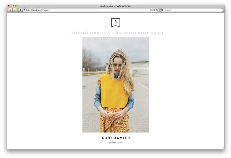 Aude Jamier 服饰品牌视觉形象VI设计作品