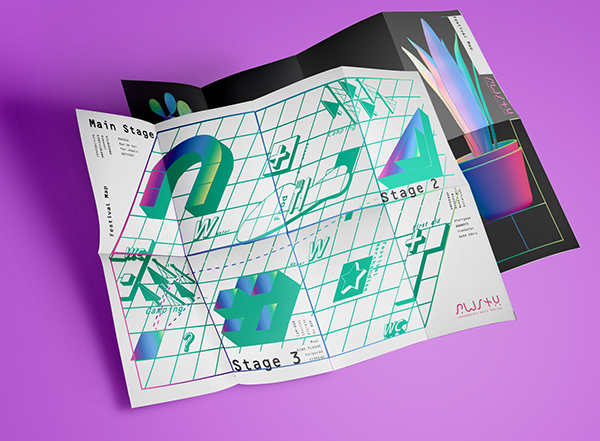 RAWSYNTH 现代音乐节的视觉形象VI设计