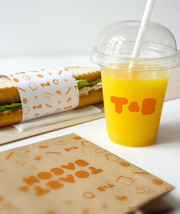 Toast & Bacon餐饮品牌形象vi设计