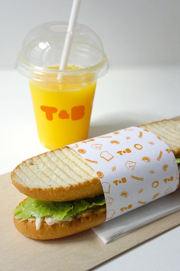 Toast & Bacon餐饮品牌形象vi设计