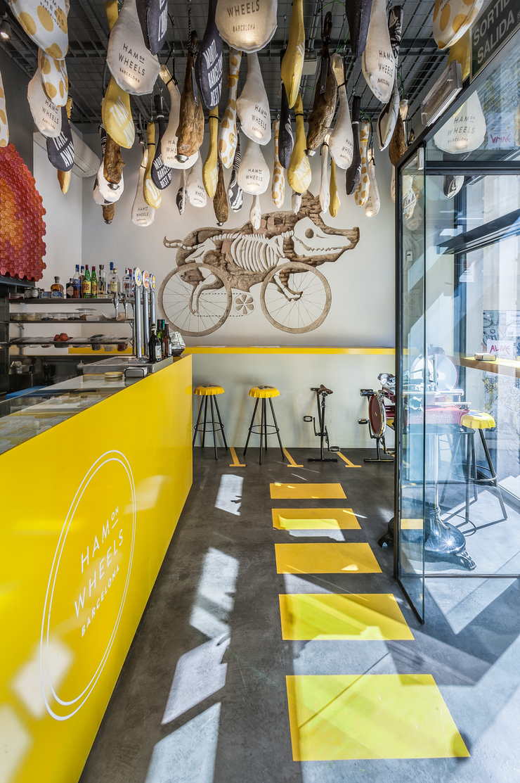 HAM ON WHEELS 快餐店视觉形象VI设计