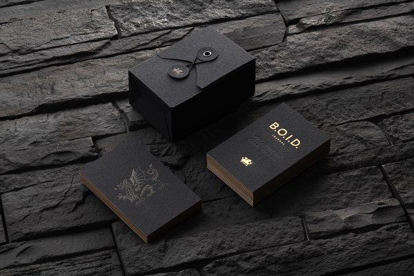 高档的B.O.I.D.在线杂志VI设计