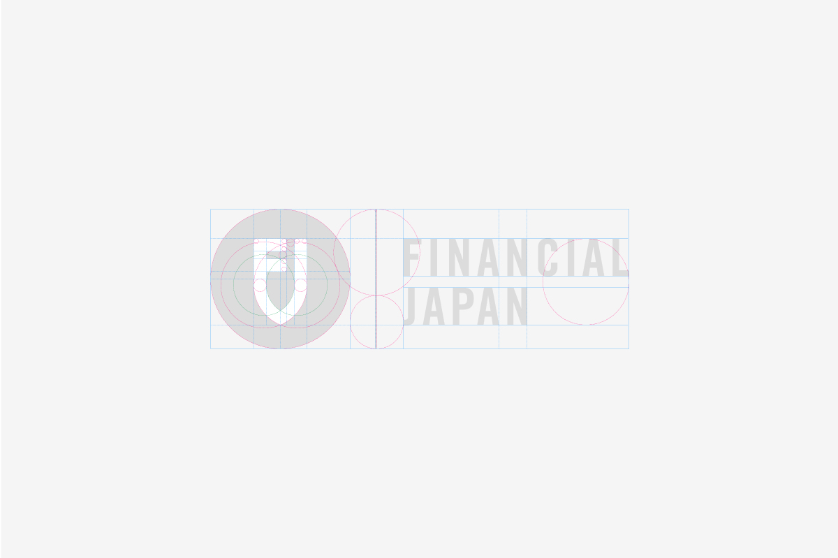借助辅助线logo设计