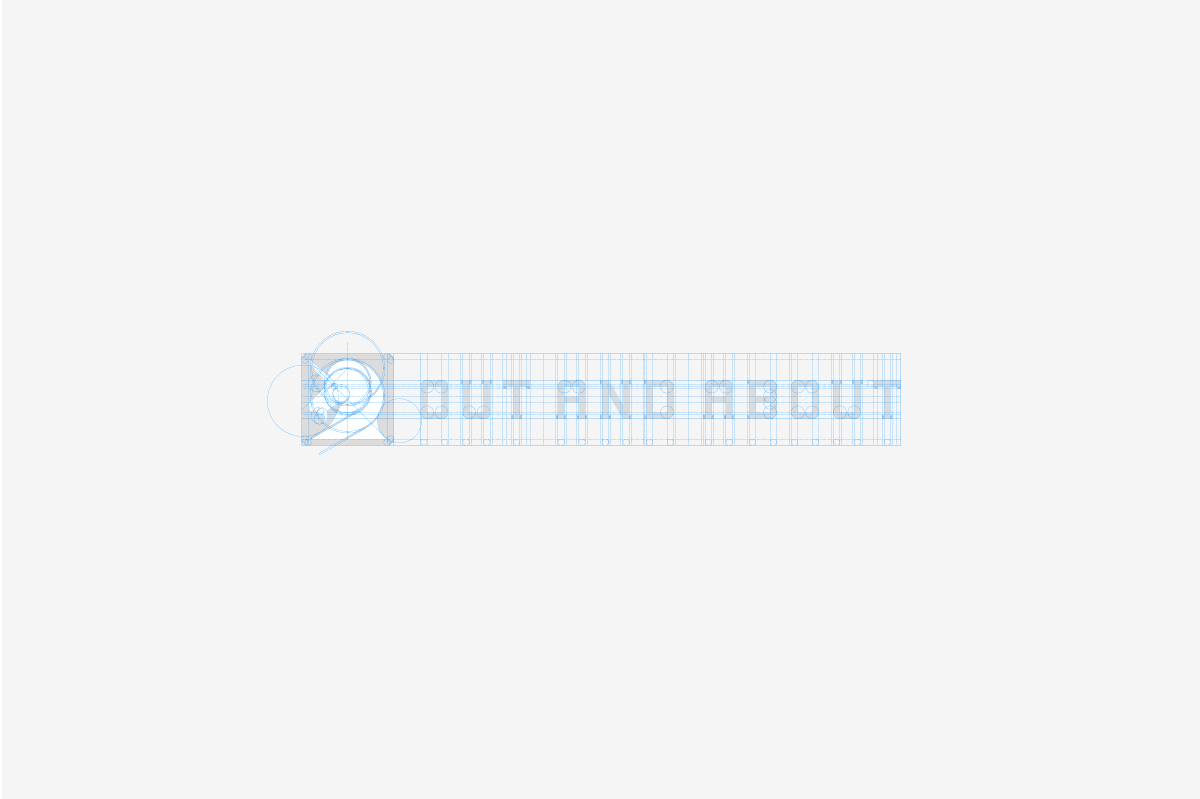 借助辅助线logo设计