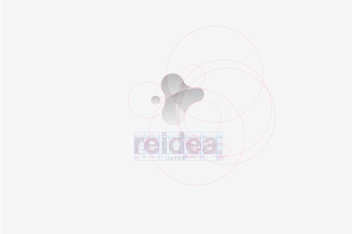 借助辅助线logo设计