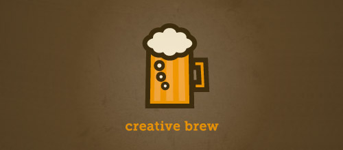 创意啤酒品牌logo