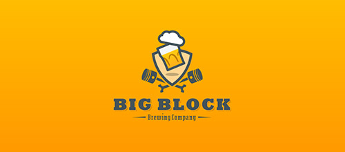 创意啤酒品牌logo