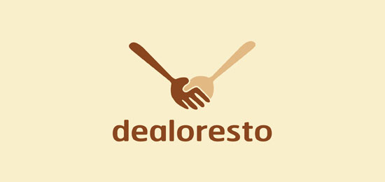 34个餐厅logo收藏