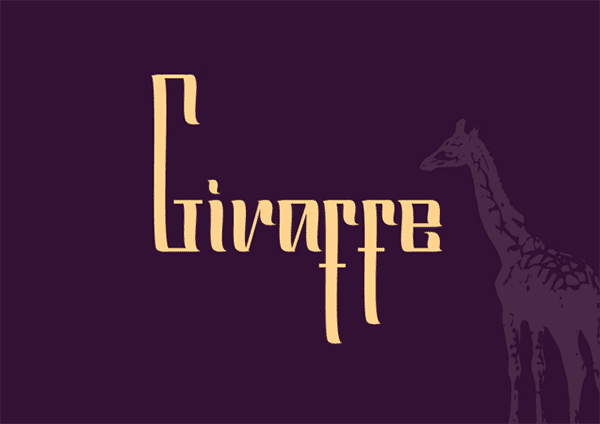 动物字体logo设计
