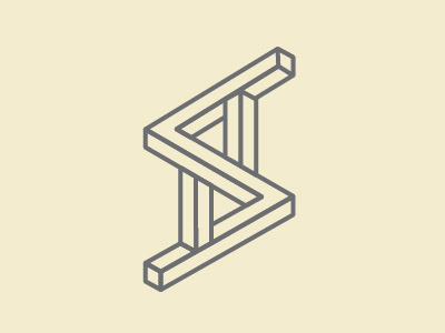 立体几何图案logo设计