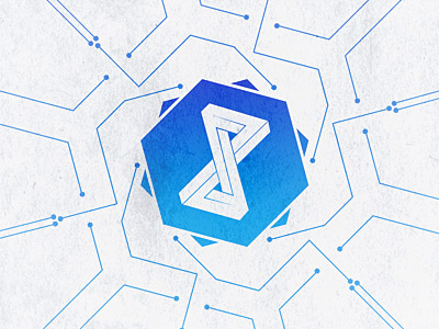 立体几何图案logo设计