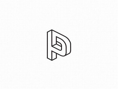 立体几何图案logo设计