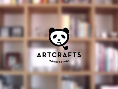 标志设计元素运用实例：熊猫LOGO