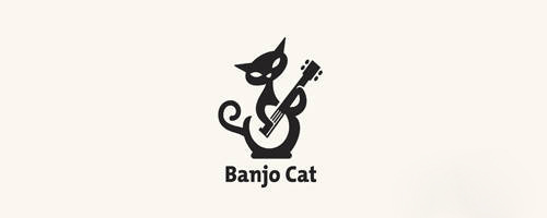 多个与猫咪相关的LOGO设计