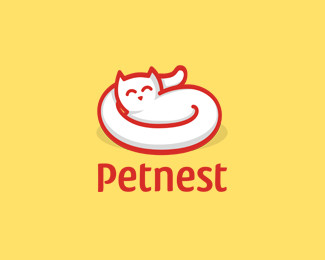 多个与猫咪相关的LOGO设计
