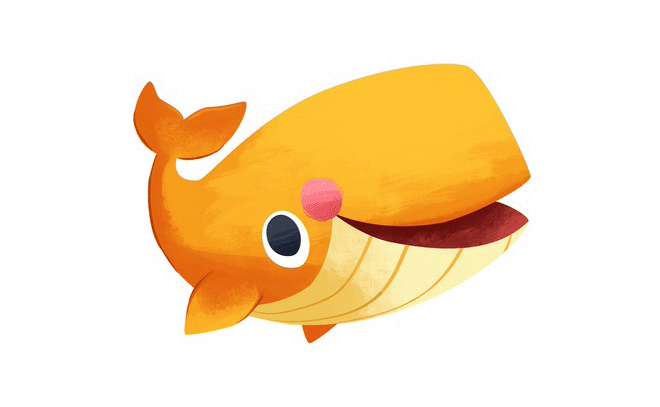 鲸鱼元素logo作品