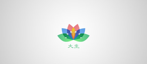 莲花图案logo欣赏