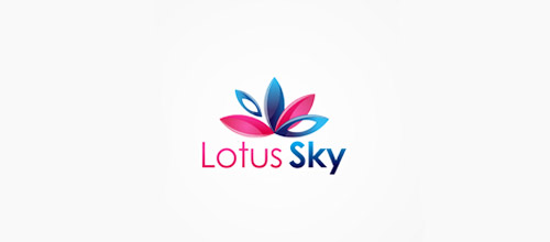 莲花图案logo欣赏