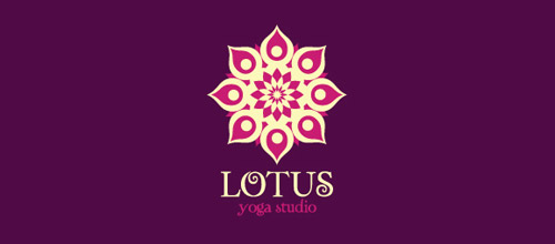 莲花图案logo欣赏
