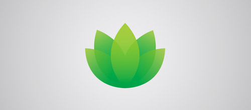莲花图案logo欣赏