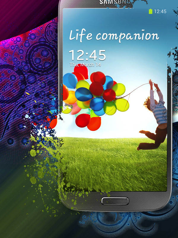 三星Galaxy S4宣传海报设计