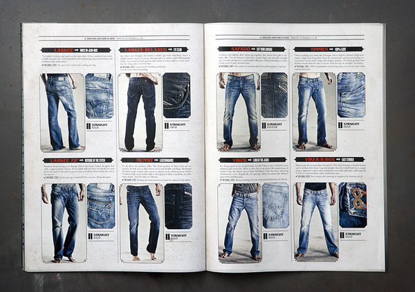 Diesel牛仔裤品牌画册设计欣赏