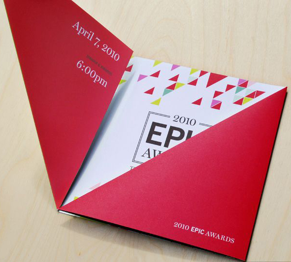 美国EPIC奖宣传册设计欣赏