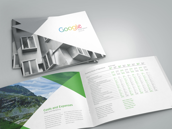 谷歌Google2024年度宣传册版式设计