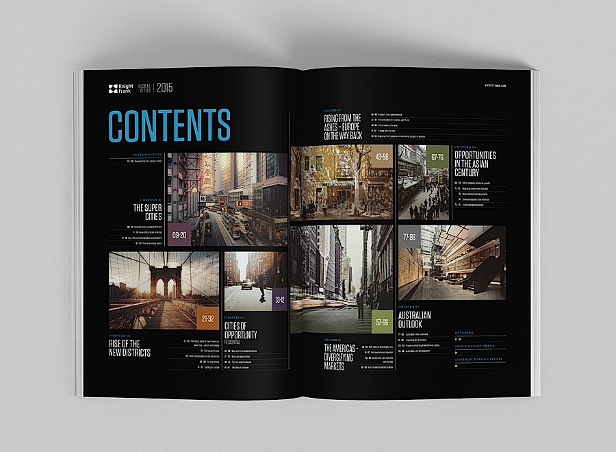 Global Cities Report画册设计欣赏
