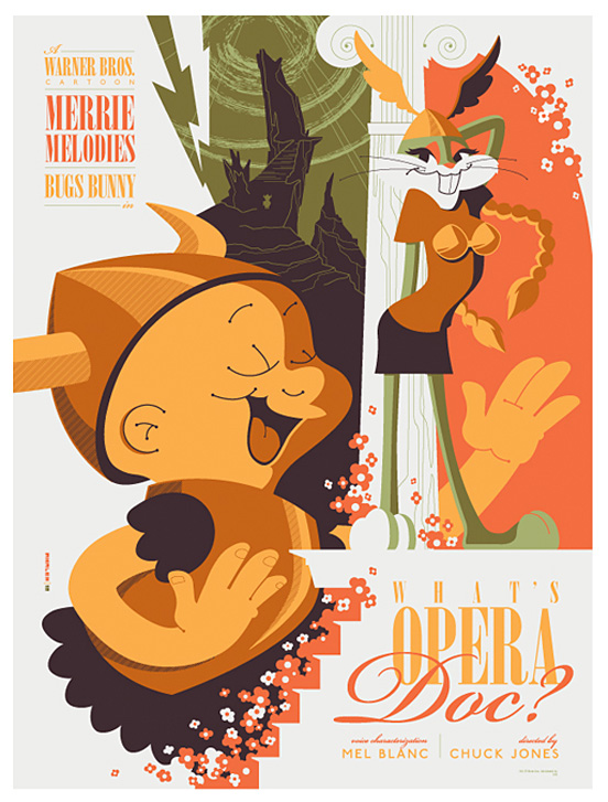 Tom Whalen复古插画海报