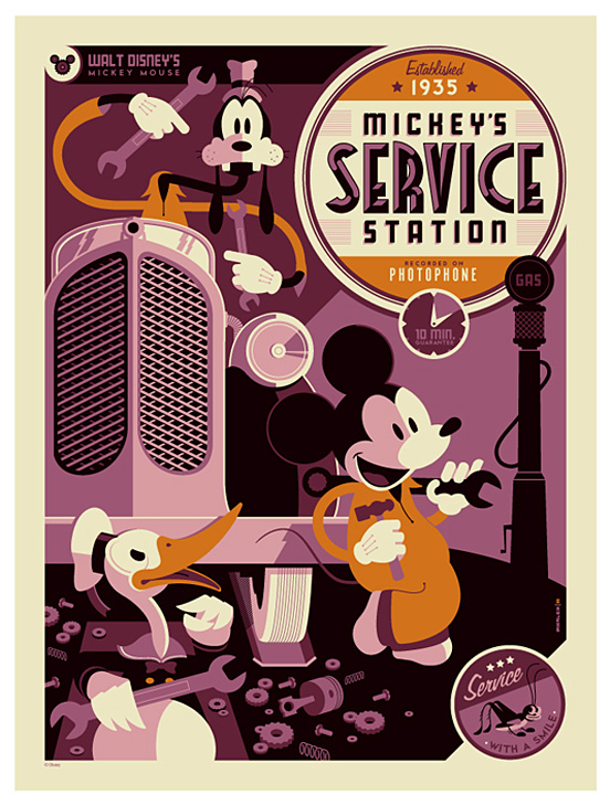 Tom Whalen复古插画海报