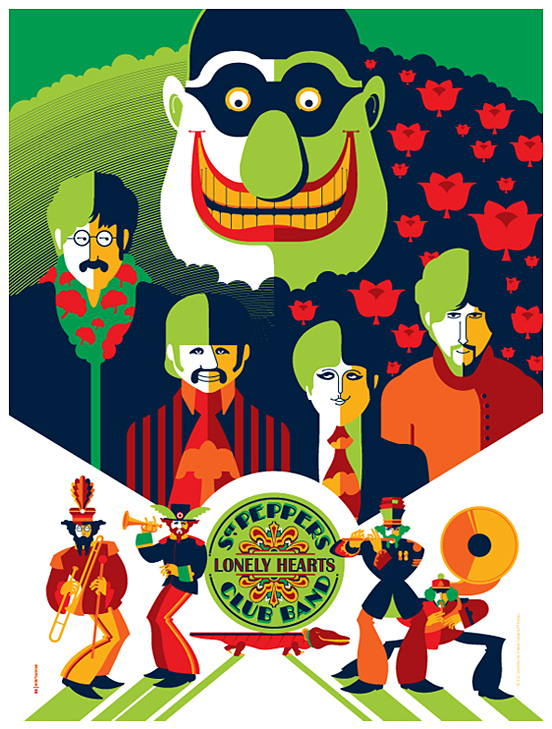 Tom Whalen复古插画海报