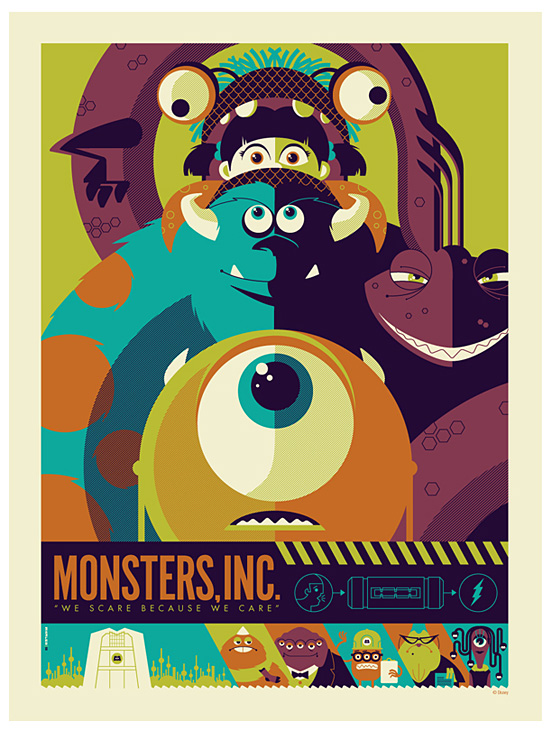 Tom Whalen复古插画海报