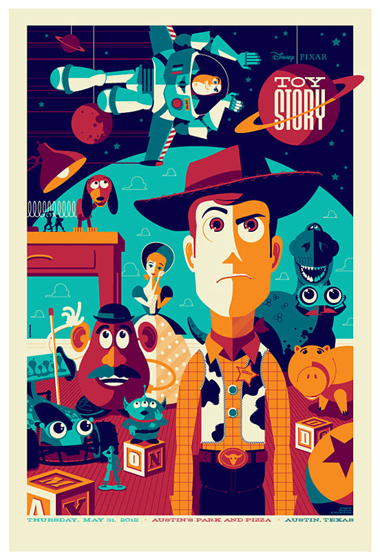 Tom Whalen复古插画海报