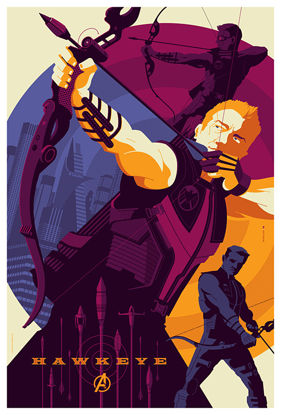 Tom Whalen复古插画海报
